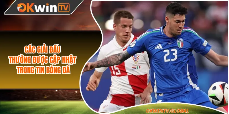 Các giải đấu thường được cập nhật trong tin bóng đá